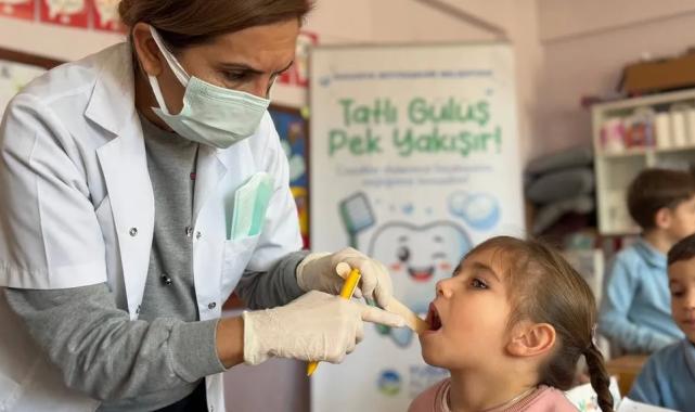 Sakarya’da miniklere ağız ve diş sağlığı taramaları devam ediyor