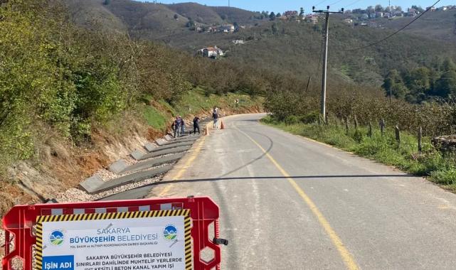 Sakarya’dan 9 mahalleye 13 kilometre ‘V Kanal’