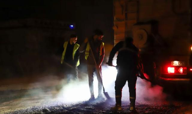 SASKİ’den 750 ton asfalt