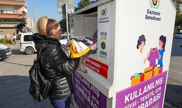 Tekstil kumbarasından Gaziemir’in kasasına 3 milyon 450 bin lira gelir