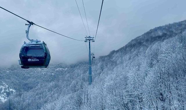 Teleferik keyfi kaldığı yerden