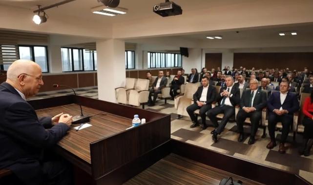 Yaşar, bürokratlarıyla bir araya geldi