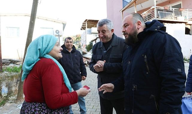 Yeni yıl pastası ve sepeti Başkan Günay’dan