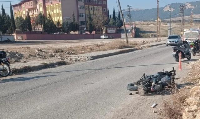 Adıyaman’da motosiklet kazası: Sürücü ağır yaralı