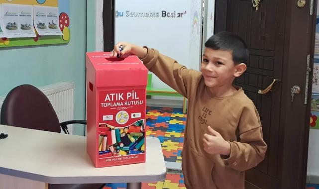 Ankara Keçiören’de ödüllü atık pil kampanyası ilgi görüyor
