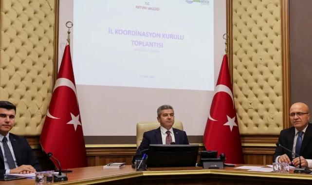 Artvin’de İl Koordinasyon Kurulu toplandı