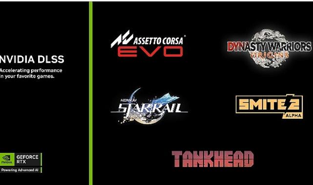 Assetto Corsa EVO, DYNASTY WARRIORS: ORIGINS, SMITE 2 ve Honkai: Star Rail DLSS ile Güçleniyor