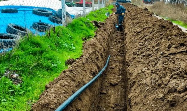 Balıkesir Bigadiç’e bin metrelik yeni içme suyu hattı