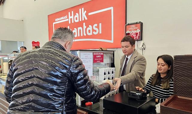 Başkan Aydın’dan kandil simidi ikramı