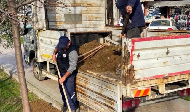 Bursa Gemlik’te çevre düzenleme çalışmaları devam ediyor