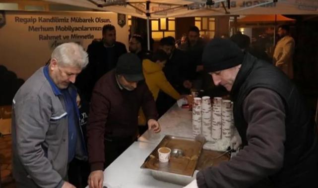 Bursa İnegöl’de helva geleneği Regaip Kandilinde de devam etti