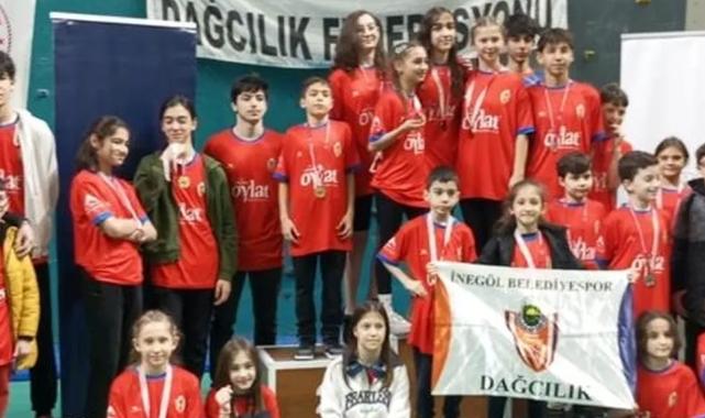 Bursa İnegöllü dağcılardan 40 madalya