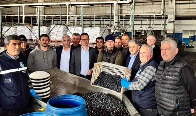 Bursa İznik’te Kaymakam Karaman’dan Zeytin Kooperatifi’ne ziyaret