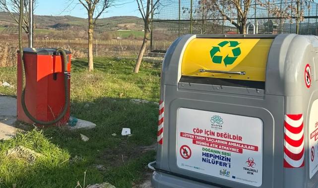 Bursa Nilüfer’de zirai ilaç ambalaj atıkları kontrol altında