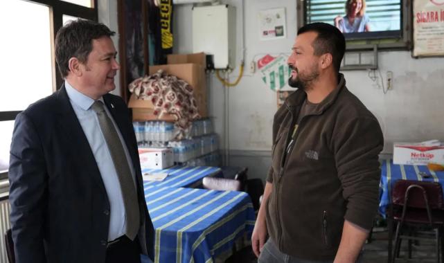 Bursa Osmangazi’de Başkan Aydın Atıcılar’da esnafla buluştu