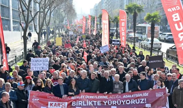 Bursa’dan adaletsizliğe yürüdüler