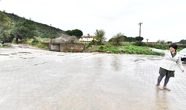 Büyükşehir’den Özdere’deki sel mağdurlarına yardım eli