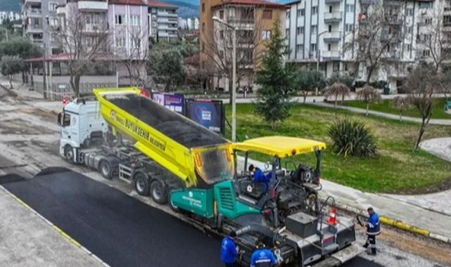 Denizli Büyükşehir asfalt çalışmalarına devam ediyor