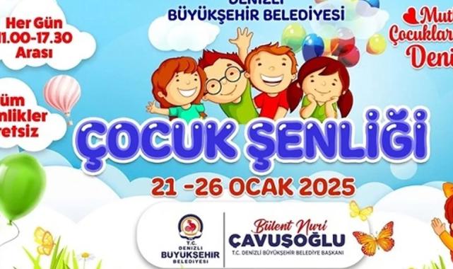 Denizli Büyükşehir’den çocuklara şenlik müjdesi