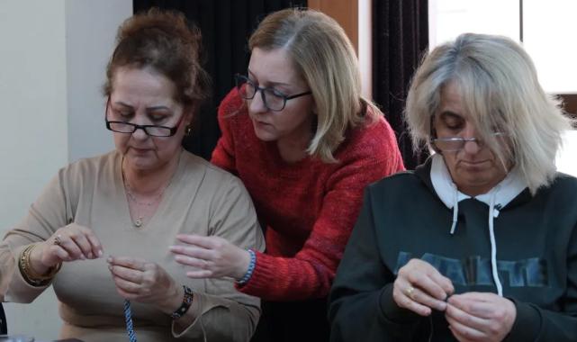 Eskişehir’de Odunpazarı kadınları atölyelerde sosyalleşiyor