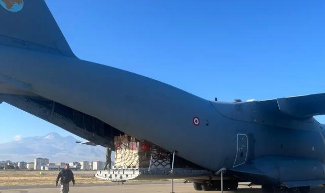 Gazze için tonlarca gıda malzemesi Ürdün’e ulaştırıldı