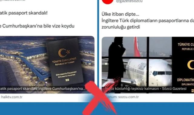 İngiltere’nin diplomatik pasaport sahiplerinde vize iddialarına açıklama