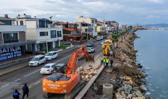 İzmir Güzelbahçe’de yeni yılda çalışmalar sürüyor