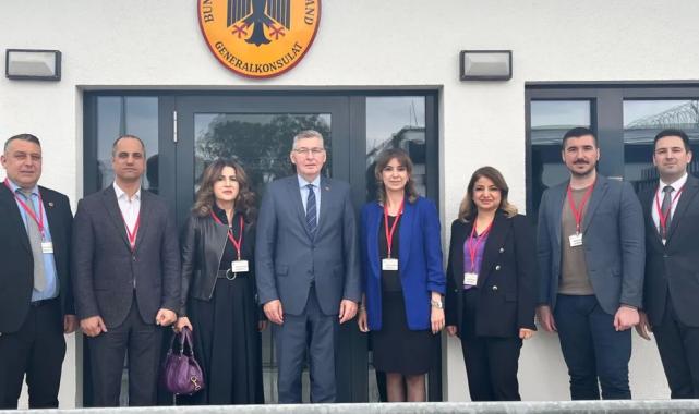 Karabağlar AB Komisyonu’ndan Almanya Başkonsolosluğu’na ziyaret