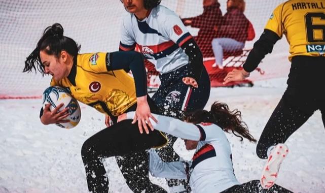 Kayseri Erciyes’te Kar Ragbi Şampiyonası başlıyor