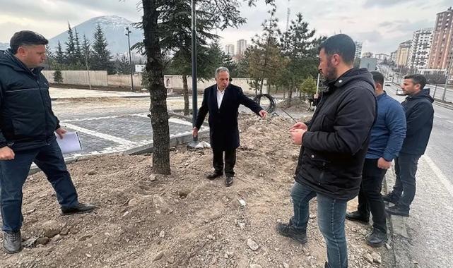 Kayseri Talas’ta millet bahçesi tam gaz