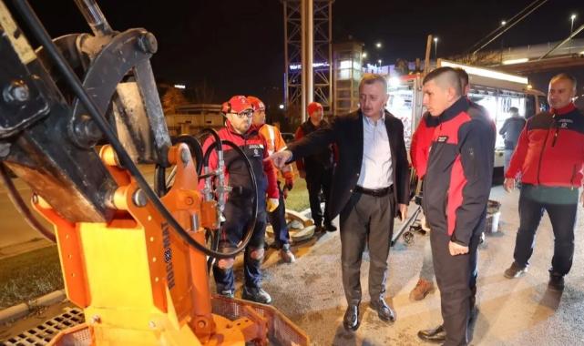 Kocaeli Büyükşehir yeni yıla yol bakımıyla girdi