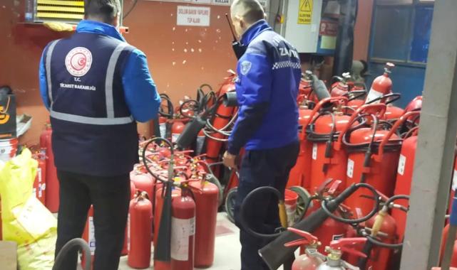 Kocaeli Zabıtası’ndan yangın tüpü fiyatlarına sıkı denetim