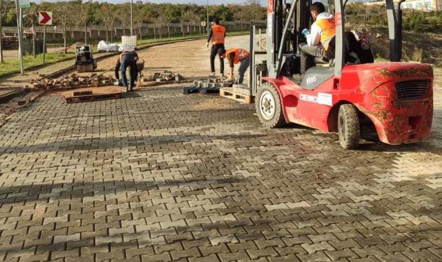 Kocaeli’de kilit parke taşlarıdöşendi