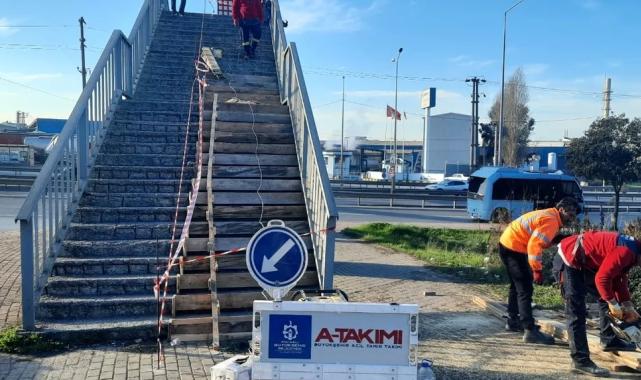 Kocaeli’den Gebze’de üst geçit tadilatı