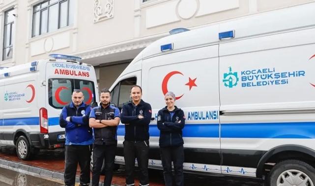 Kocaeli’nde 2024’te 48 bin kişiye “Hasta Nakil Ambulans”