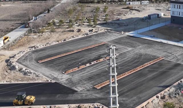 Konya Kayacık Tesisleri’ndeki otopark zemin asfaltının yapımı tamamlandı