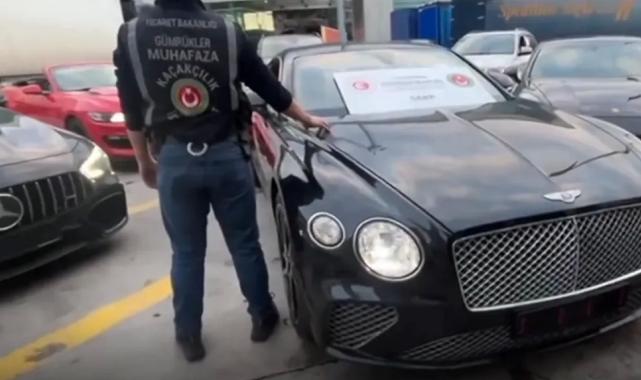 Lüks araç kaçakçılığına darbe!