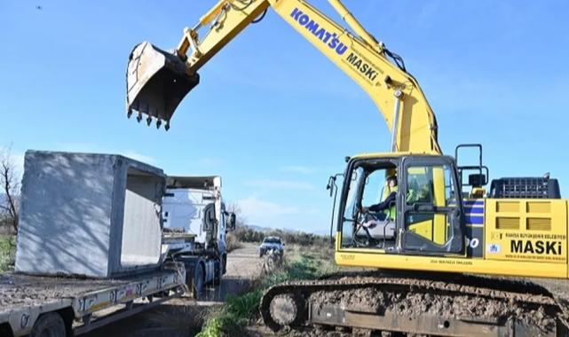 Manisa Derbent Mahallesi’nde dere geçişleri güvenli