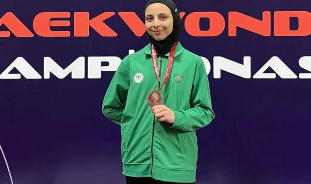 Meram’ın milli gururu Türkiye üçüncüsü oldu