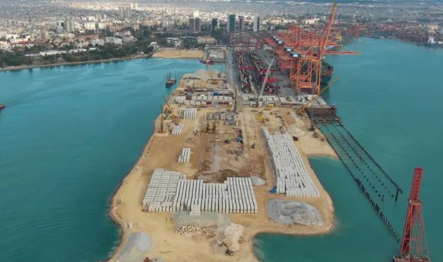 Mersin Limanı genişliyor… Mersin’in kapasitesi 1 milyon TEU artacak