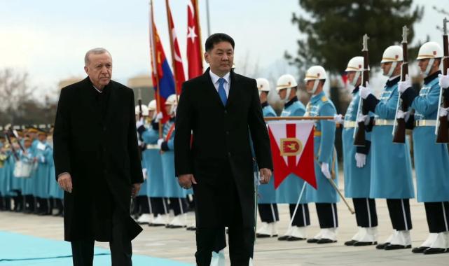 Moğolistan Cumhurbaşkanı Ankara’da