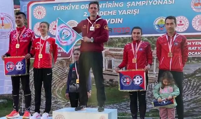 Oryantiringte Jandarma Gücü madalyaları topladı