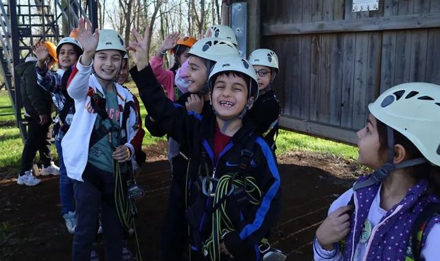 Sakarya Büyükşehir’den çocuklara adrenalin ve tecrübe turu