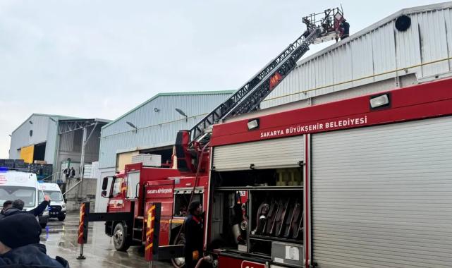 Sakarya itfaiyesinin hızlı müdahalesiyle olası facia önlendi