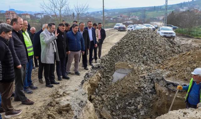 Sakarya Kaynarca’nın yeni atık su hattında  sona gelindi