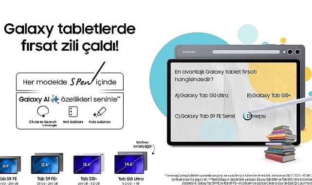 Samsung’da sömestr tatiline özel indirim kampanyası!
