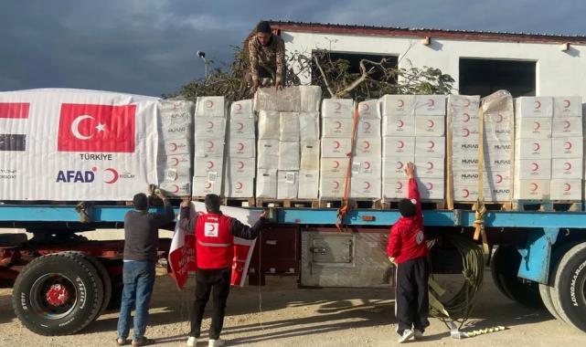 Türk Kızılay: Yardımlarımız hızla Gazze’ye giriyor