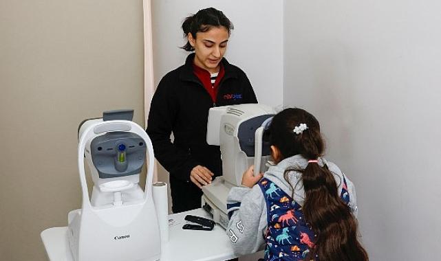 Yenişehir Belediyesinden çocuklara göz sağlığı desteği
