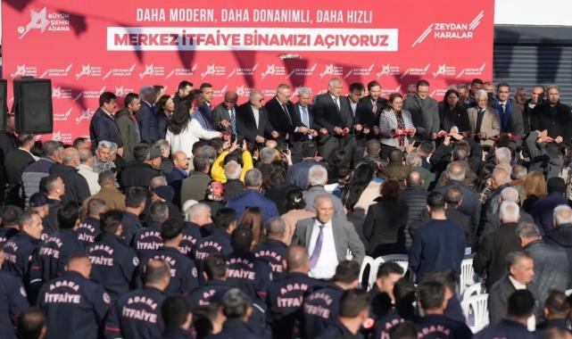 Adana’da yeni itfaiye binasına coşkulu açılış