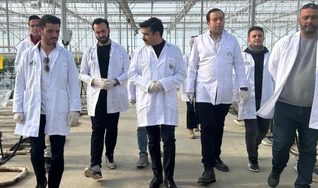 Agrotermal seralarında yeni yılın ilk dikimi gerçekleştirildi